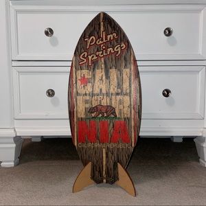 Palm Springs / California Republic Surf Board Home Decor ☀️🌴🏄‍♂️